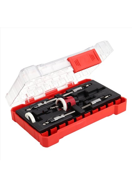 5 Adet Düşük Sürtünme Derinliği Durağı ile 5pcs Counterk Matkap Ucu Seti Hss Konik Bitler 1/8 Inç 9/64 Inç 5/32INCH 11/64INCH (Yurt Dışından) modelleri