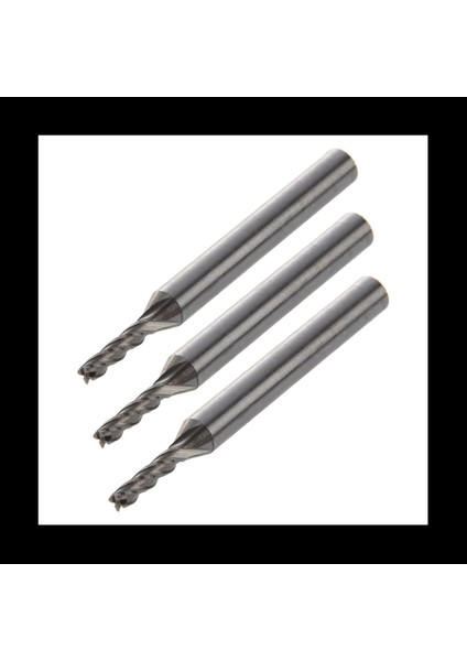 3 Adet 3mm x 6mm x 12MM x 60MM 4 Flüt Hss Al End Frilling Kesici Aracı (Yurt Dışından)