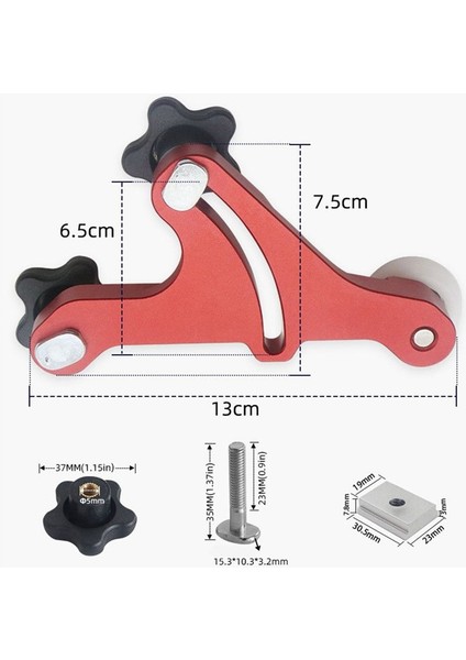 Rulman Silindir Besleyici Yükseltilmiş Alüminyum Alaşım Tüy Loc Board Tablo Testere Besleme Güvenliği Itici Yardımcı Aracı (Yurt Dışından) indirimleri