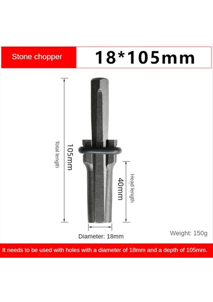Taş Bölme Aleti Bölme Aletleri Taş Seti Taş Bölme Beton Kaya Mermeri El Yapımı Diy ve Aletler 18MM (Yurt Dışından) modelleri