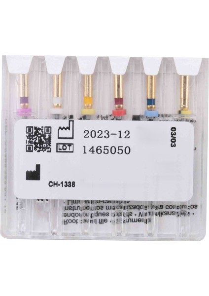 X-Pro Gold Protaper Niti Rotary Dosyaları 12 Pcs Endo Kontrollü Bellek Dosyaları (Çeşitli 25MM) (Yurt Dışından) fiyatları