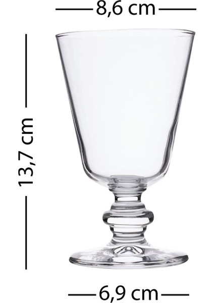 Pine Glow 4'lü Ayaklı Bardak Seti 280 cc fırsatları