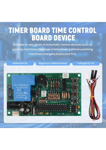 JY-15A Zamanlayıcı Kartı Zamanlayıcı Denetleyicisi Madeni Kalpli Su Pompası Çamaşır Makineleri Masaj Sandalyeleri Şarj Cihazları (Yurt Dışından) indirimleri