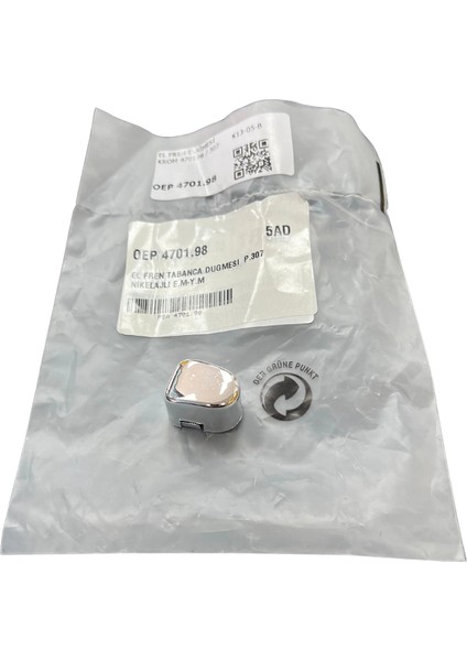 El Fren Düğmesi Krom 470198 / 307