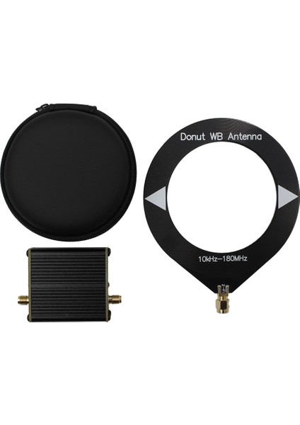 2 Setler En Son Yükseltilmiş Geniş Bant Döngü Anten Frekans Aralığı Düşük Empedans Dönüştürücü ile 10KHZ-180MHZ (Yurt Dışından) fiyatları