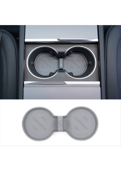 Tesla Model S Model x 2022 2023 Model 3 Highland 2024 Merkez Konsol Kupası Tutucu Ek Aksesuarlar - Gri (Yurt Dışından) fiyatları