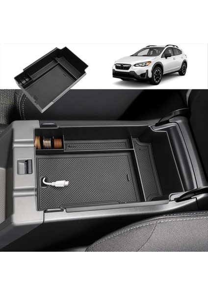 Subaru Crosstrek 2024 Merkez Konsolu Organizatörü Için Koltuk Tesisleri Tepsiler Saklama Kutusu Para Konteyneri Konteyner Aksesuarları (Yurt Dışından) fiyatları