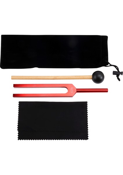 432 Hz Ses Iyileştirme Terapisi ve Yoga Iyileştirme Çatalı 423Hz Alüminyum Alaşım Ayarlama Çatal Kırmızı (Yurt Dışından)