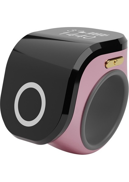 Dijital Sayaç Taşınabilir Noktalar Şarj Edilebilir Yüzük Halka Fikir Tally Sweaking Akıllı Dokunmatik Parmak Sayacı Gül Altın (Yurt Dışından)