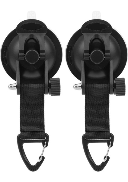 2pcs Araba Emme Kupası Ankrajı Tente Tekne Kampı Seyahati ve Dış Mekan Üçlü Köşeli Için Hook Çadır Taraka Güvenli (Yurt Dışından)