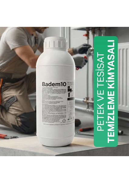 Radyatör Petek Temizleme Kimyasalı 1 Litre Yerden Isıtma Kat Kaloriferleri Merkezi Sistem Için