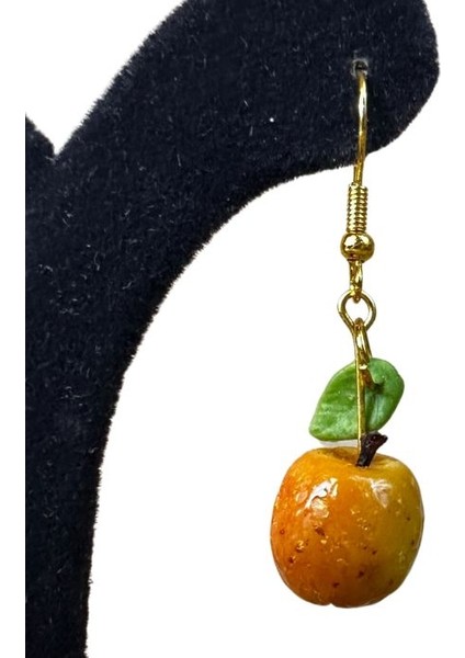 9761 El Yapımı Elma ve Elma Suyu Figürlü Küpe modelleri