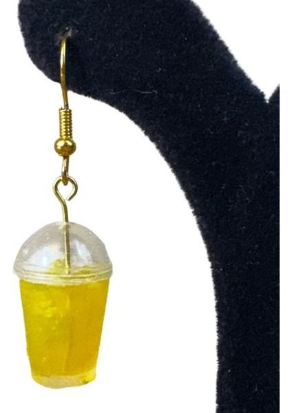 9761 El Yapımı Elma ve Elma Suyu Figürlü Küpe fırsatları