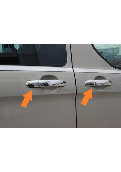 Ford Transit Uyumlu Kapı Kolu Krom 2 Kapı 3 Parça 2014 - 2019 Arası Modeller İçin fiyatları