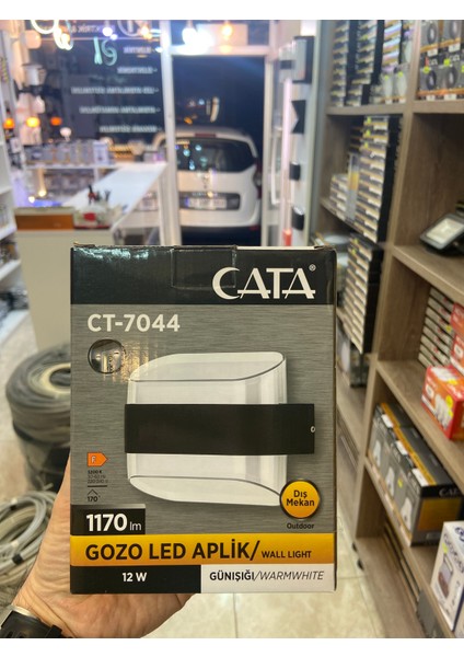 CT-7044 3200K Günışığı 10W Siyah Gozo Bahçe Apliği fiyatları