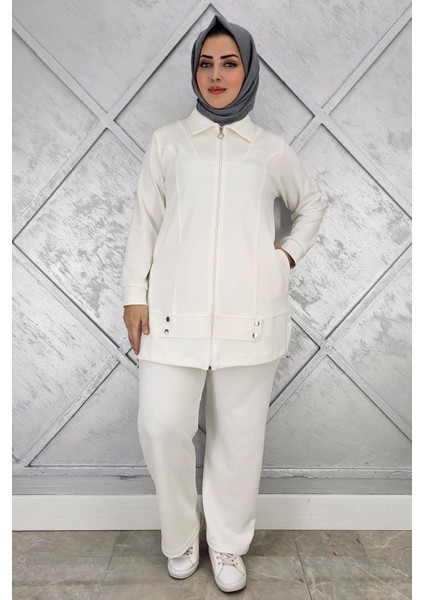 Kadın Fermuarlı Çıt Çıtlı Tesettür Takım fiyatları