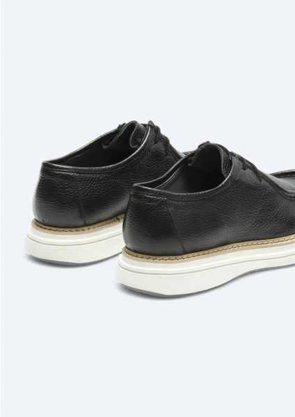 Siyah Deri Klasik Ayakkabı indirimleri