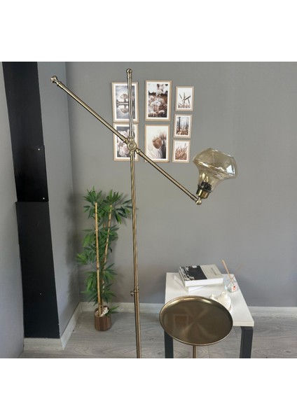 Melk Eskitme Gövde Bal Rengi Cam Lambader U Tepsili Makas Gövde Modern Oturma Odası modelleri