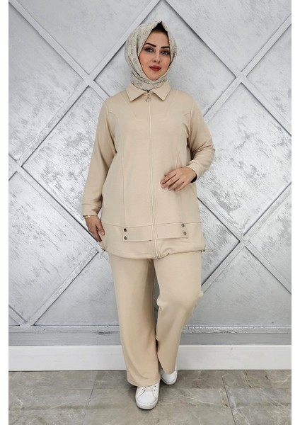 Kadın Fermuarlı Çıt Çıtlı Tesettür Takım fiyatları