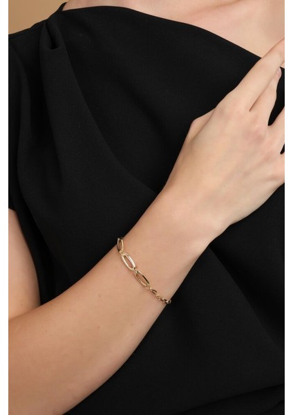 Işıltı Kavis Altın Bileklik 18-20 cm fiyatları