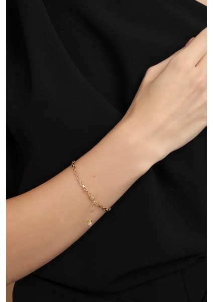 Işıltı Kavis Altın Bileklik 18-20 cm modelleri