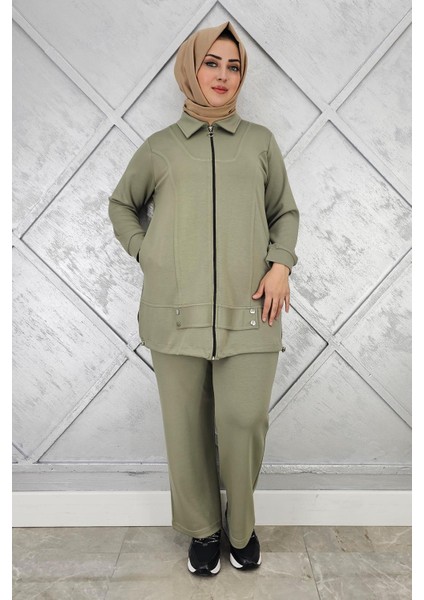 Kadın Fermuarlı Çıt Çıtlı Tesettür Takım fiyatları