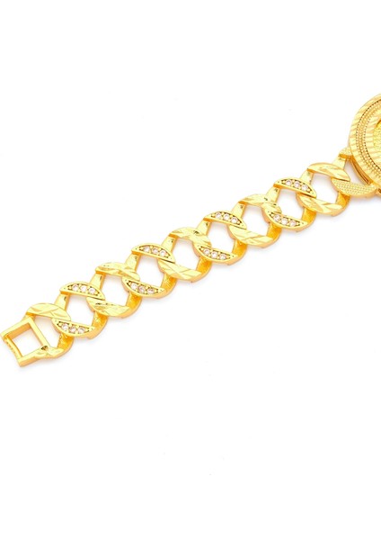 altın kaplama zirkon taşlı desenli çeyrek altınlı bileklik blk-1175 modelleri