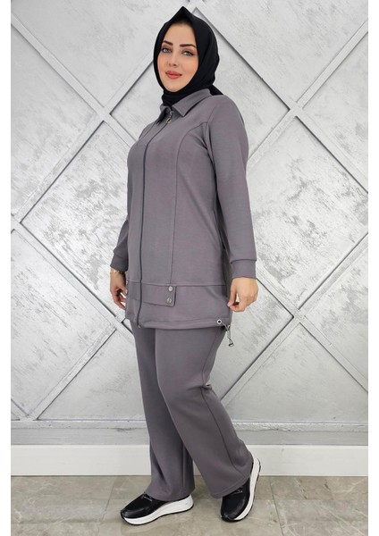 Kadın Fermuarlı Çıt Çıtlı Tesettür Takım fiyatları