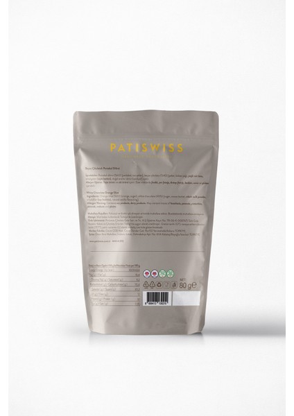 Glazed Beyaz Çikolatalı Portakal Dilimi 80g fiyatları