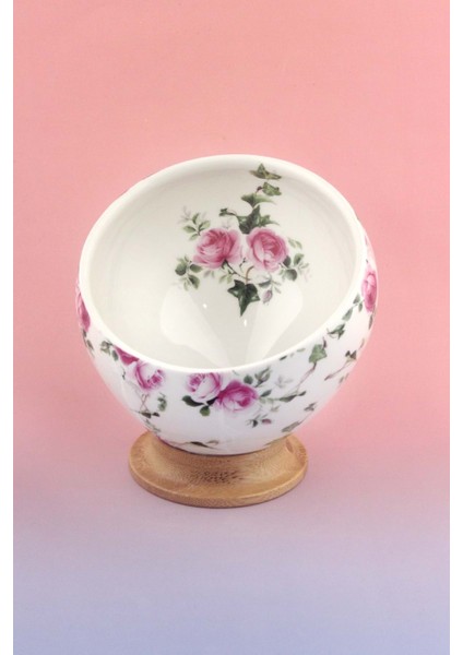 Pink Ivy Bambu Ayaklı Porselen Kase fiyatları