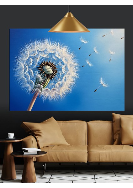 Karahindiba Tohumları Uçuş Manzarası Dekoratif Kanvas - Mdf Ahşap Tablo fırsatları