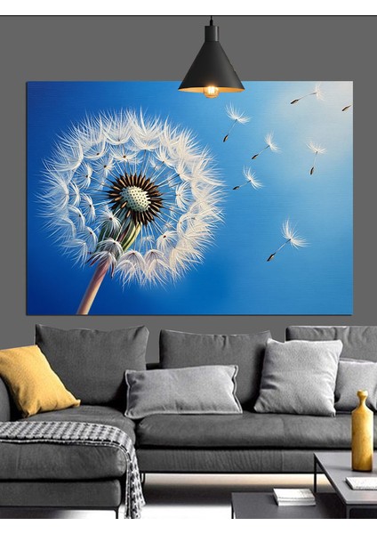 Karahindiba Tohumları Uçuş Manzarası Dekoratif Kanvas - Mdf Ahşap Tablo indirimleri