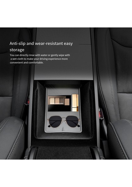 Tesla Model 3+ Için Yeni Model 3 2024 Merkezi Kontrol Kolçak Kutusu Silikon Pad Depolama Araba Iç Aksesuarlar Siyah (Yurt Dışından) modelleri