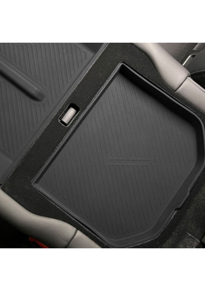 Altında Arka Sıra Koltukları Silikon Alt Tepsisi Art Resim Kutusu Tesla Için Yeni Model S x 2023 Siyah (Yurt Dışından) modelleri