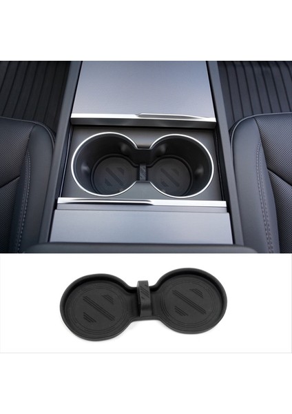 Tesla Model S Model x 2022 2023 Model 3 Highland 2024 Merkez Konsol Kupası Tutucu Ek Aksesuarlar - Siyah (Yurt Dışından) fiyatları