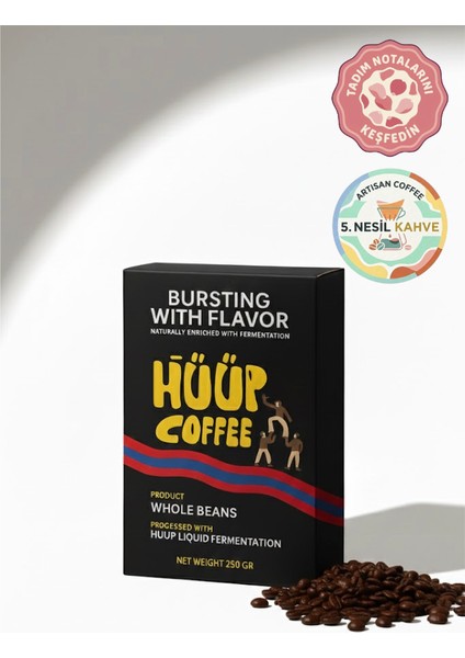 x Fermente Kahve - No:2 -Floral Alt Notalı Craft Filtre Kahve (Çekirdek) - 250GR