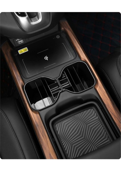 Honda Crv Cr-V Için 2x 2017-2021 Merkezi Kontrol Kupası Tutucu Saklama Kutusu Su Kupası Tutucu Kutu Aksesuarları (Yurt Dışından) indirimleri