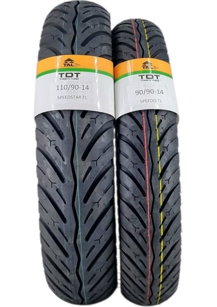 110/90-14 ve 90/90-14 Tl (Tubeless - Dubleks) Speedy Lastik Takımı fiyatları