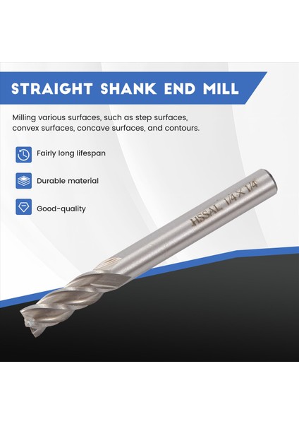 Swt Kesme Slotu Uç Mill Yönlendirici Bit 4 Flüt 1/4 &quot Shank 1/4&quot Çap (Yurt Dışından) fırsatları