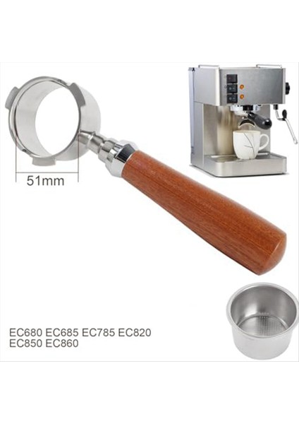 Portafilter 51MM Filtre Sepeti 1/2/4 Bardak, 51MM (Yurt Dışından) indirimleri