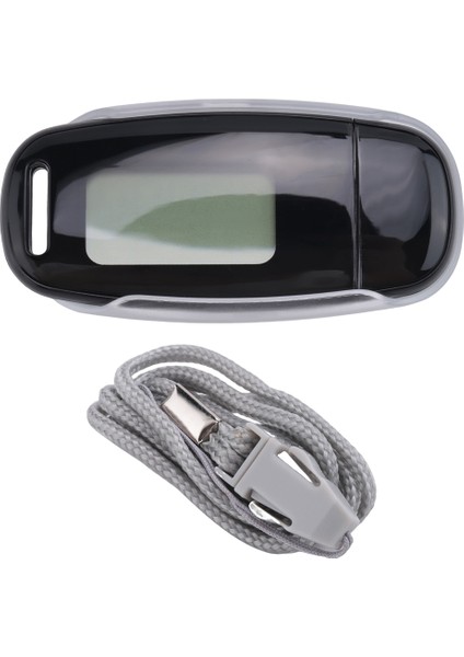 Basit Adım Sayacı Şarj Edilebilir Pil ile Yürüme 3D Pedometre Doğru Fitness Izleyici Dijital Pedometre Siyah (Yurt Dışından)