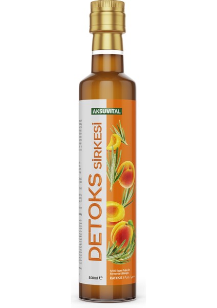 Detoks Sirkesi 500 ml - Katkısız, Doğal Fermantasyon (Detox) fiyatları