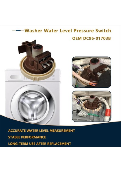 Samsung Için DC96-01703B Çamaşır Makinesi Su Seviyesi Basınç Sensörü Anahtarı (Yurt Dışından) fiyatları