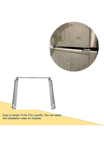 Lg 27 Inç Çamaşır Makineleri Için Krom Çelik Çamaşır Istifleme Kiti (27 Inç) (Yurt Dışından) fiyatları