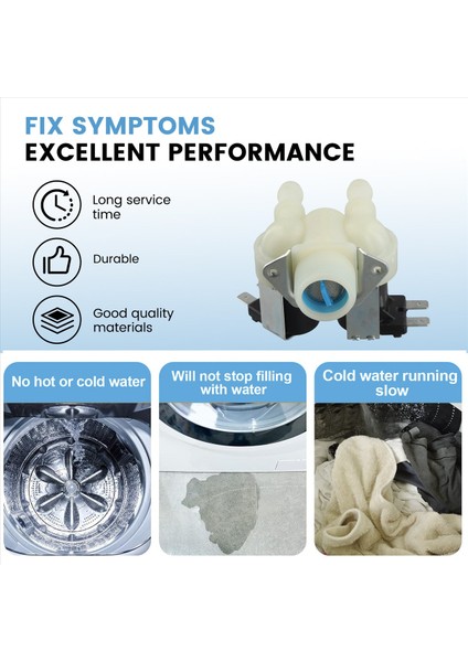 Haier Otomatik Tambur Için Su Giriş Çift Valfli Solenoid Valf (Yurt Dışından) fırsatları