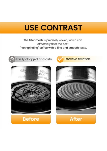 Expresso Için 51MM Temaslı Duş Perdesi Puck Perde Filtresi Örgüsü (Yurt Dışından) indirimleri