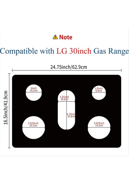 30 Inç Lg Gazlı Ocak LGLDG4315 LRG4115 LRG4113 Modeli Için Ocak Kılıfı (Yurt Dışından) fiyatları