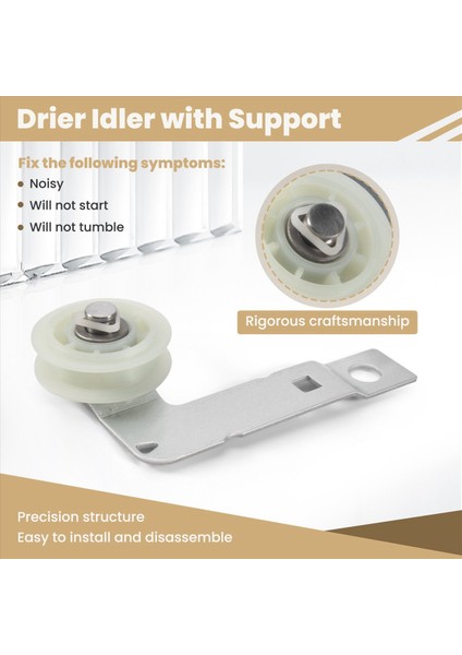 Kenmore Kurutma Makinesi Için Braketli Kurutma Makinesi Rölanti Kasnağı, Yedek Parça (Yurt Dışından) fırsatları