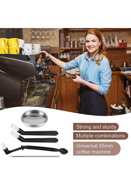 5 Adet Kaşıklı Kahve Makinesi Fırçası Kahve Öğütücü Fırçası (Yurt Dışından) modelleri