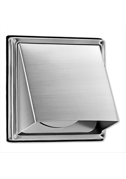 4 Inç Harici Havalandırma Duvar Havalandırması Dış Mekan Yastıklı Geri Dönüşsüz Kapak (Yurt Dışından)